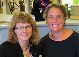 Christina Hultén och Linda Asplund.