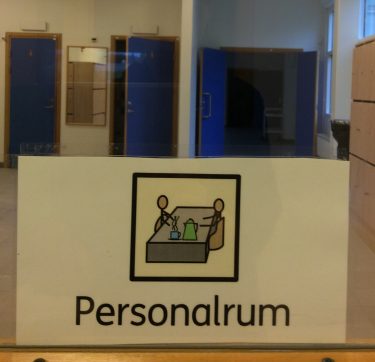 Bildstöd som visar personalrum.