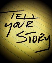 Texten "Tell your story".