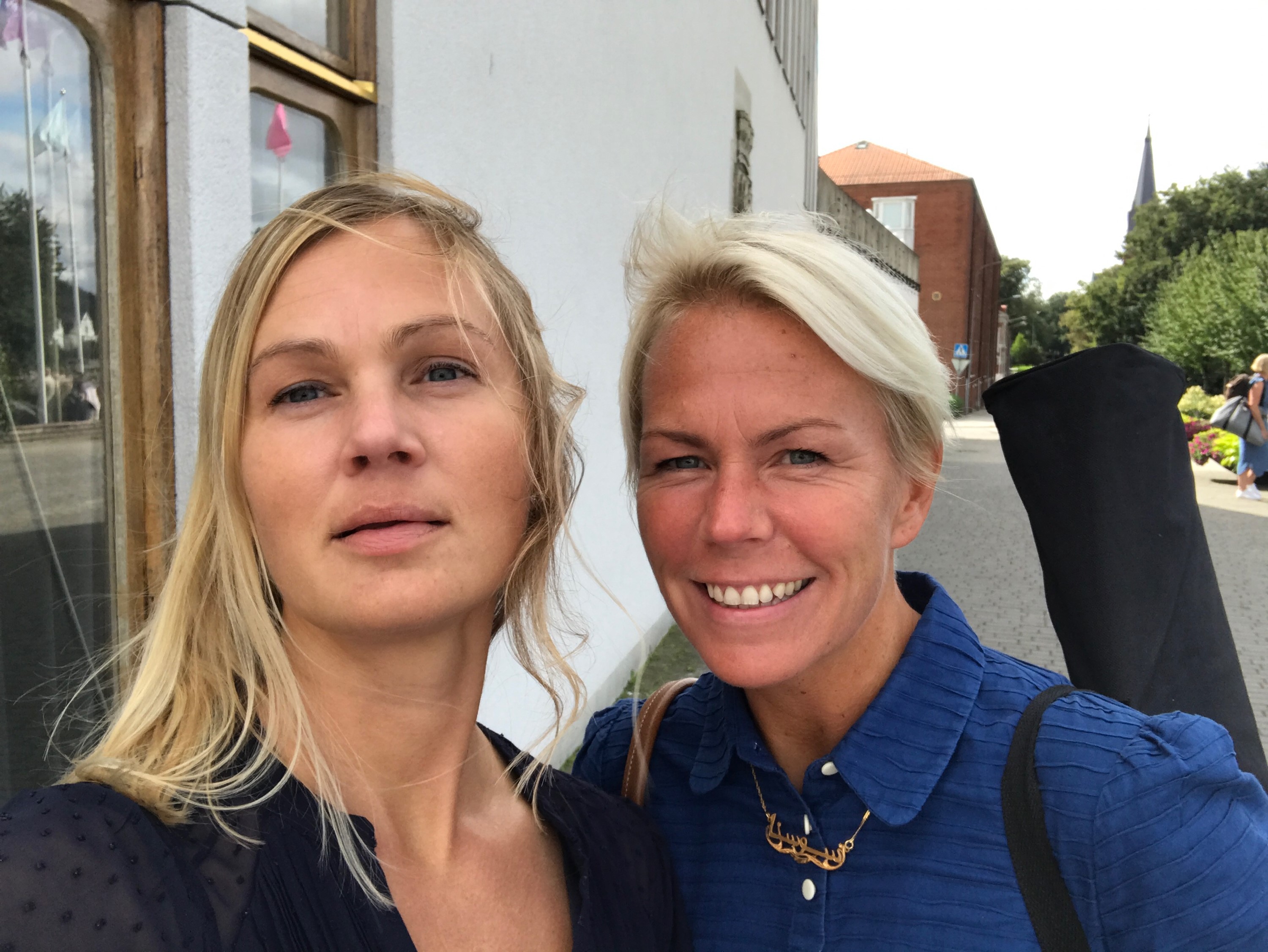 Sanna Sjöstrand och Ewa-lotta Benndoff.