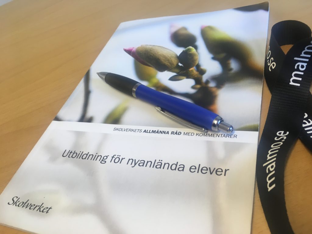 Penna ligger på Skolverkets allmänna råd om utbildning för nyanlända elever.