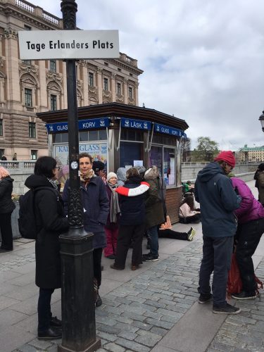 Greta Thunberg i Stockholm.