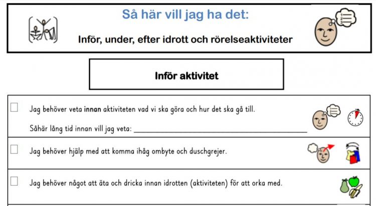 Bildstöd med texten "Så här vill jag ha det".