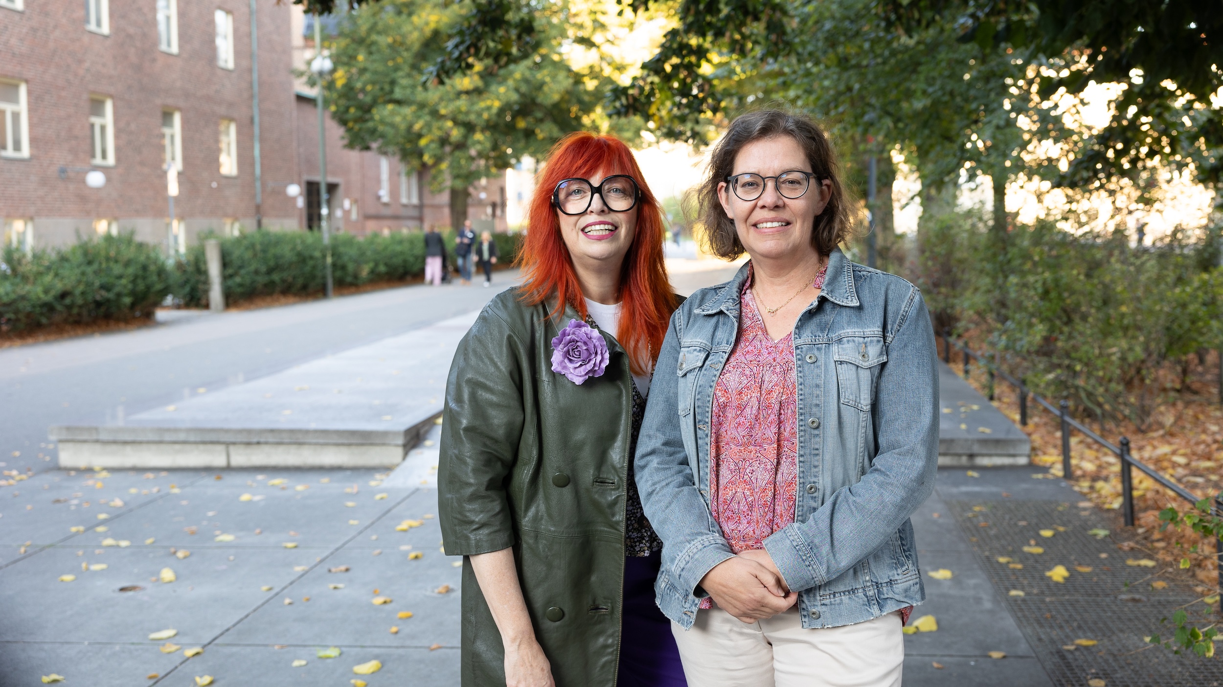 Porträttbild på Camilla Jonasson och Karin Ollinen.